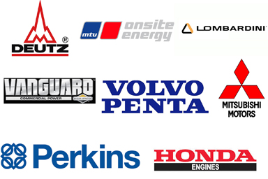 Grupos Electrógenos por Marcas Deutz, Motor Mtu Onsite Energy, Honda, Perkins, Lombardini, Vanguard, Motor Mitsubishi, Motor Volvo Penta