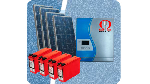 KIT SOLARES Kits para insatalaciónes solares fotovoltaicas. Salidas monofásica y trifásica. Desde 3000W hasta 10000W.